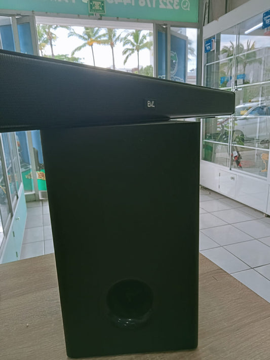 🔊 Barra de sonido EVL con subwoofer 🎶-usada