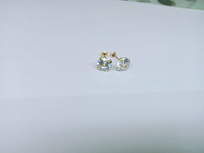 ✨ Broqueles de Oro 10K – Brillo Sutil, Elegancia Eterna