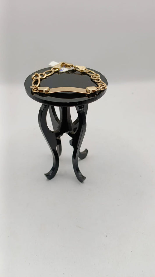 Esclava de ORO 10k infantil peso 3.8gr, usado