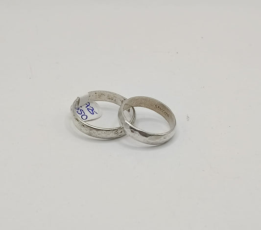 Par de Argollas PLATA 925 peso 6.5gr, usado