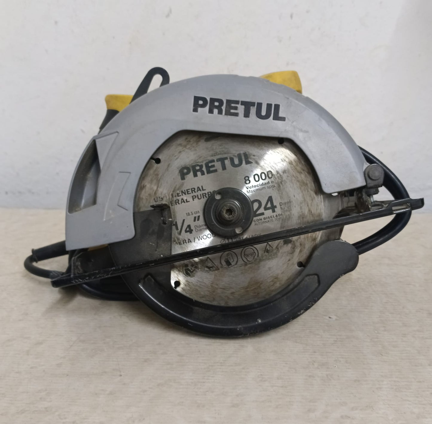 Sierra Circular PRETUL sici-7a, usado