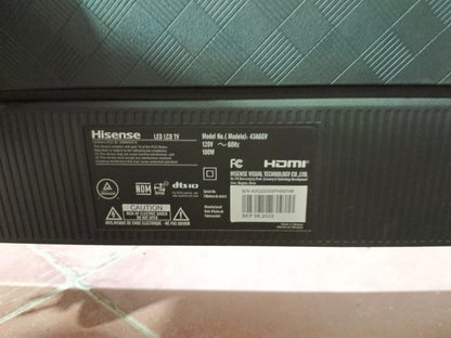 Smart tv Hisense 32 pulgadas con control, usado