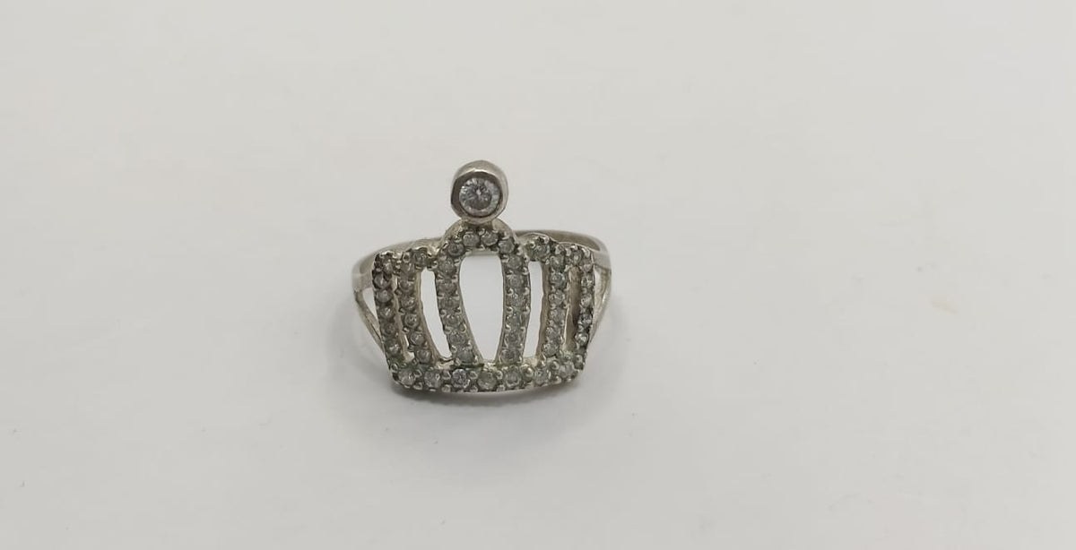 Anillo corona PLATA925 peso 2.7gr