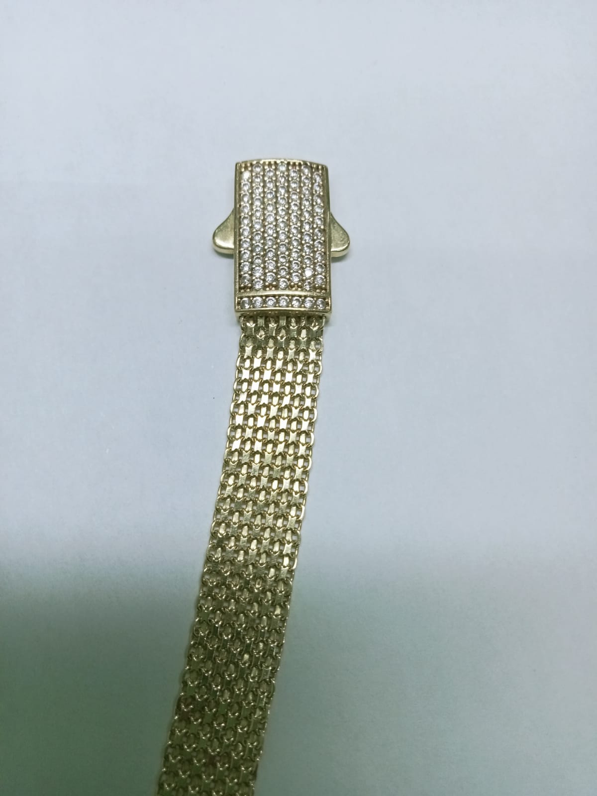 🔥 Pulsera de oro 10k con San Judas 22cm 🔥