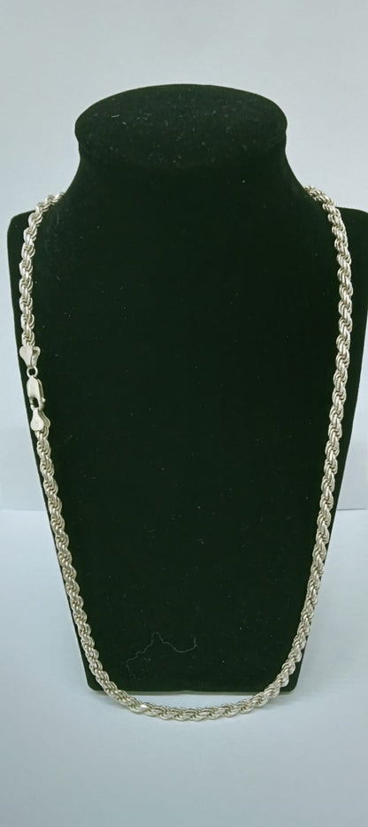 ✨ CADENA DE PLATA DISEÑO TORZAL ✨