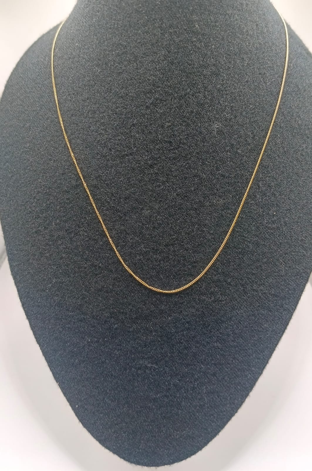 Cadena eslabon mini ORO 10k peso 1.6gr, usado