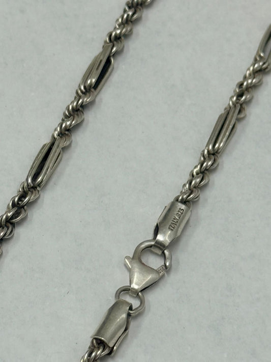 ✨ Cadena Figaro de Plata – 19.4 g 💎💖