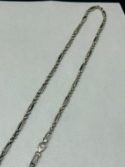 ✨ Cadena Figaro de Plata – 19.4 g 💎💖