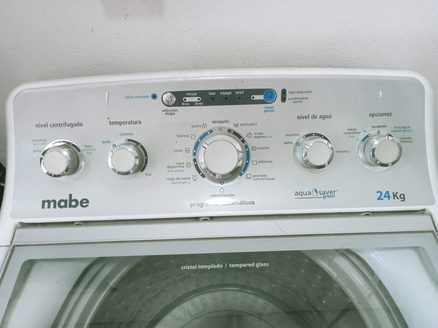 🧺 Lavadora Mabe 24 kg (Modelo LMA74215WBAB0)