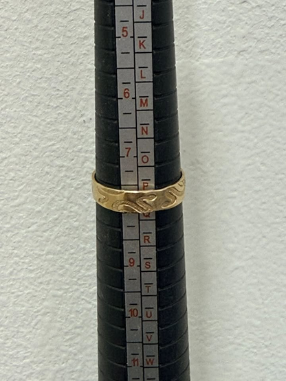 🐍✨ Anillo Diseño de Serpientes en Oro 14K