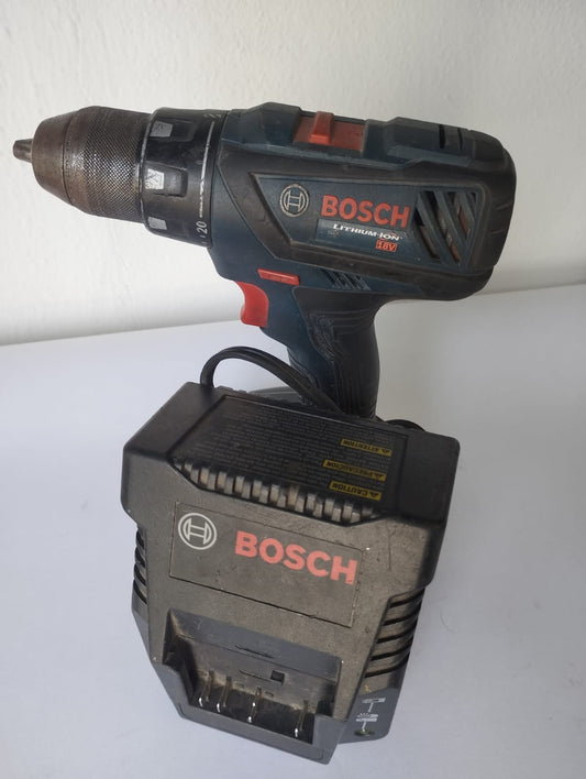 Taladro Inalámbrico Bosch 18V Li-Ion-usado