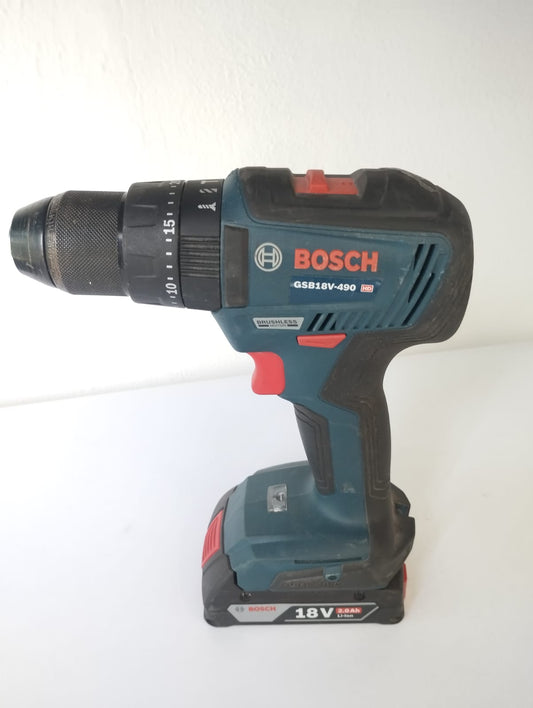 Rotomartillo Inalambrico Bosch 18v Brushless Gsb18v-490 Bols (Usado)
